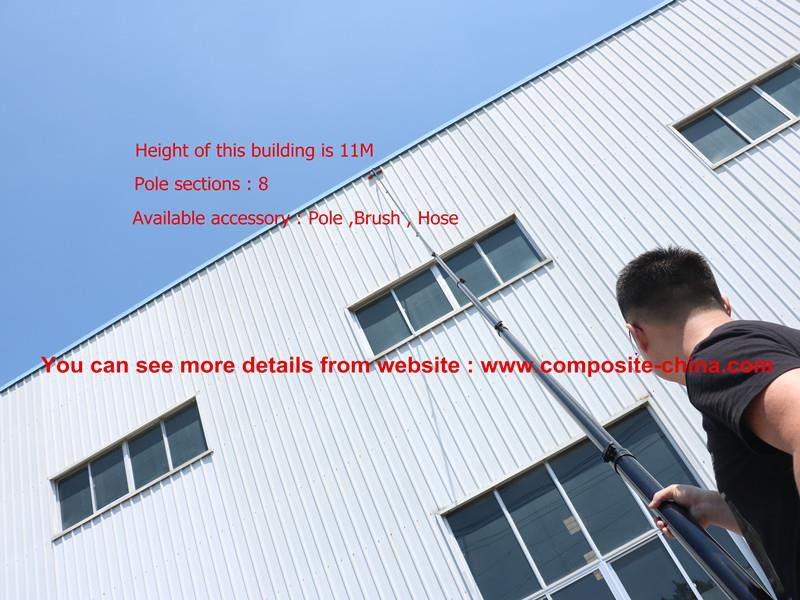 Window cleaning poles